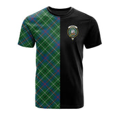 Duncan Ancient Tartan T-Shirt Half of Me - Cross Style